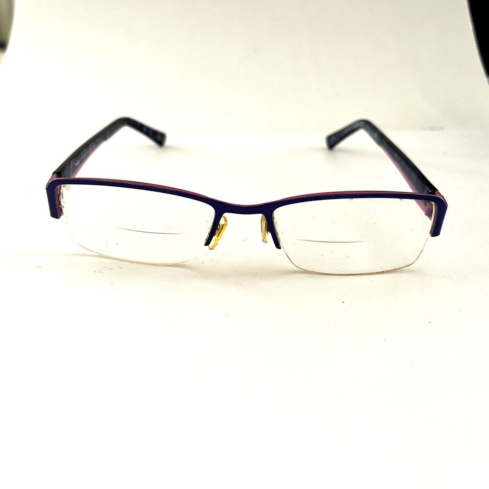 Just! Eyeglasses YC Quartz Blue *READ* Designer Frames Only Blue 52-18-135